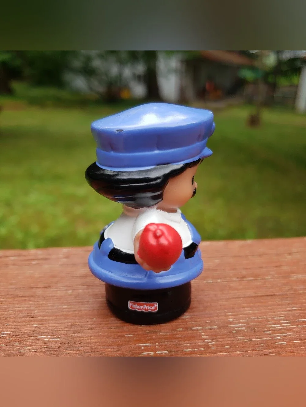 2005 Fisher Price Little People School Crossing Guard Toy Figure